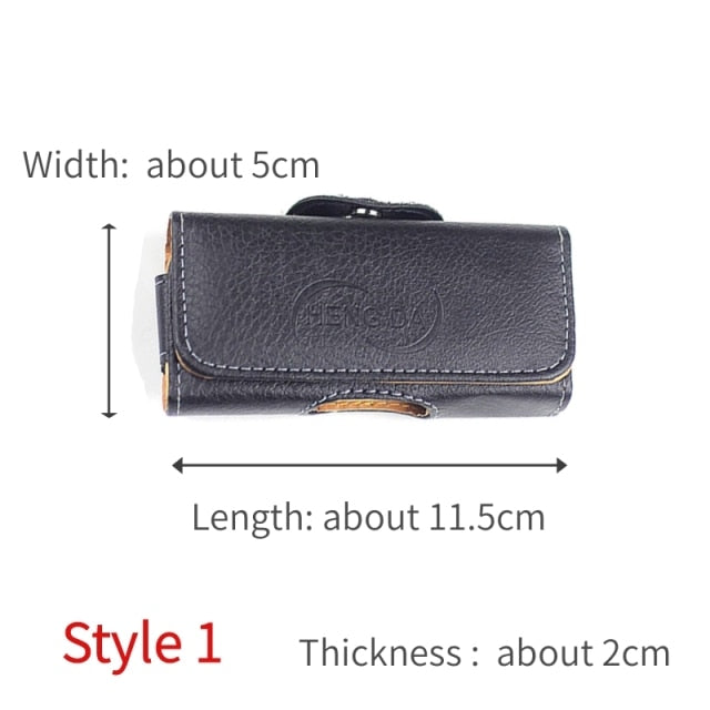 Universal 2.6-6.0 Inch Anti-drop Mobile Phone Waist Belt Clip Bags Case Cover for iPhone Samsung Huawei with Magnetic Buckle