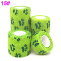 1 Pcs Printed Medical Self Adhesive Elastic Bandage 4.5m Colorful Sports Wrap Tape for Finger Joint Knee First Aid Kit Pet Tape