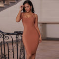Bandage Dress Summer Women's 2021 Bodycon Dress White Red Black Yellow Pink Ladies Sexy Party Dress Evening Bithday Club Outfits