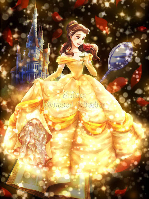 Diamond Painting Disney Princess Characters 5D DIY Art Cartoon Portrait Mosaic Hobby Full Square Round Drill Home Mural Decor