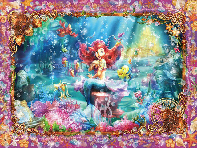 Diamond Painting Disney Princess Characters 5D DIY Art Cartoon Portrait Mosaic Hobby Full Square Round Drill Home Mural Decor