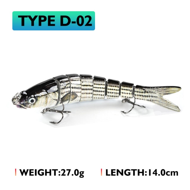 Oddfisher 10/14cm Fishing Lure Jointed Sinking Wobbler For Pike Swimbait Crankbait Trout Bass Fishing Accessories Tackle Bait