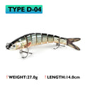 Oddfisher 10/14cm Fishing Lure Jointed Sinking Wobbler For Pike Swimbait Crankbait Trout Bass Fishing Accessories Tackle Bait