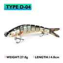 Oddfisher 10/14cm Fishing Lure Jointed Sinking Wobbler For Pike Swimbait Crankbait Trout Bass Fishing Accessories Tackle Bait