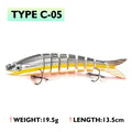 Oddfisher 10/14cm Fishing Lure Jointed Sinking Wobbler For Pike Swimbait Crankbait Trout Bass Fishing Accessories Tackle Bait