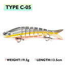 Oddfisher 10/14cm Fishing Lure Jointed Sinking Wobbler For Pike Swimbait Crankbait Trout Bass Fishing Accessories Tackle Bait
