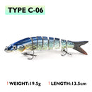 Oddfisher 10/14cm Fishing Lure Jointed Sinking Wobbler For Pike Swimbait Crankbait Trout Bass Fishing Accessories Tackle Bait