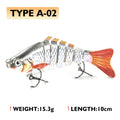 Oddfisher 10/14cm Fishing Lure Jointed Sinking Wobbler For Pike Swimbait Crankbait Trout Bass Fishing Accessories Tackle Bait