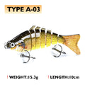 Oddfisher 10/14cm Fishing Lure Jointed Sinking Wobbler For Pike Swimbait Crankbait Trout Bass Fishing Accessories Tackle Bait