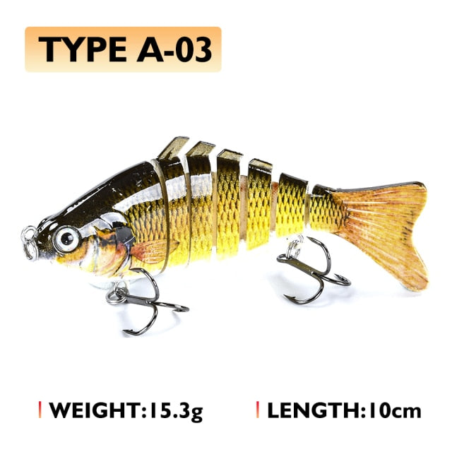 Oddfisher 10/14cm Fishing Lure Jointed Sinking Wobbler For Pike Swimbait Crankbait Trout Bass Fishing Accessories Tackle Bait