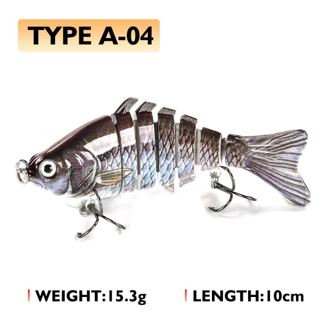 Oddfisher 10/14cm Fishing Lure Jointed Sinking Wobbler For Pike Swimbait Crankbait Trout Bass Fishing Accessories Tackle Bait
