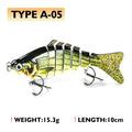 Oddfisher 10/14cm Fishing Lure Jointed Sinking Wobbler For Pike Swimbait Crankbait Trout Bass Fishing Accessories Tackle Bait