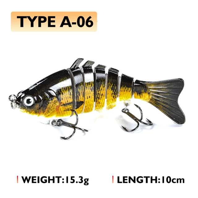 Oddfisher 10/14cm Fishing Lure Jointed Sinking Wobbler For Pike Swimbait Crankbait Trout Bass Fishing Accessories Tackle Bait