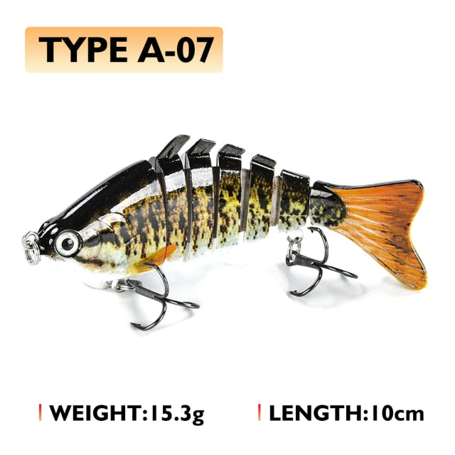 Oddfisher 10/14cm Fishing Lure Jointed Sinking Wobbler For Pike Swimbait Crankbait Trout Bass Fishing Accessories Tackle Bait