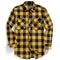 2021 New Men Casual Plaid Flannel Shirt Long-Sleeved Chest Two Pocket Design Fashion Printed-Button (USA SIZE S M L XL 2XL)
