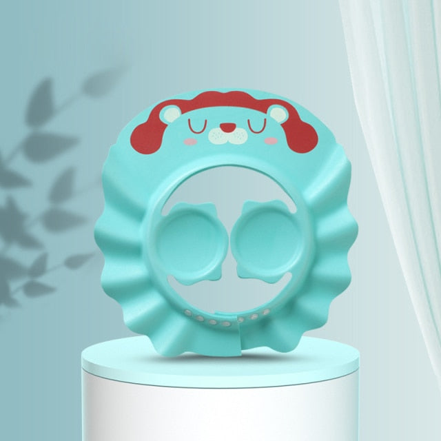 Baby Shower Cap Adjustable Hair Wash Hat for Newborn Infant Ear Protection Safe Children Kids Shampoo Shield Bath Head Cover