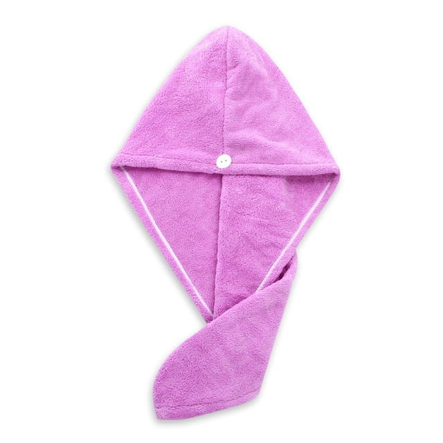 Microfiber Girl's Hair Drying Hat Hair Towel Dry Quick Womens Hair Towel Absorption Turban Hair Dry Cap Household Bath Tool