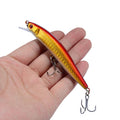 1PCS Minnow Fishing Lure 95mm 8g Floating Hard Bait Wobbler Jig Bait Crankbait Carp Striped bass Pesca Fishing tackle SwimBait