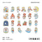 46 Pcs Cartoon Animals Food Mini Paper Sticker Bag Diy Diary Planner Decoration Sticker Album Scrapbooking Kawaii Stationery