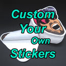 Custom Stickers Your Own Logo Name Label PVC Vinyl Waterproof Die Kiss Cut Kawaii Cute Laptop Aesthetics Sticker Self Adhesive