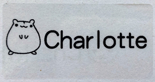 60pcs 50X25mm Name stickers Transparent Tag Sticker Customize Waterproof Personalized Labels logo kids office School Stationery