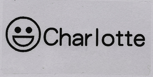 60pcs 50X25mm Name stickers Transparent Tag Sticker Customize Waterproof Personalized Labels logo kids office School Stationery