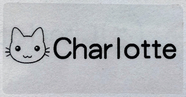 60pcs 50X25mm Name stickers Transparent Tag Sticker Customize Waterproof Personalized Labels logo kids office School Stationery