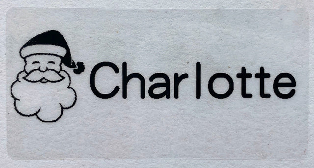 60pcs 50X25mm Name stickers Transparent Tag Sticker Customize Waterproof Personalized Labels logo kids office School Stationery