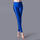 LJCUIYAO Women Elastic Waist Casual Leggings Large Shinny Legging High Stretch Leggings Gym Pants Workout Workout 2021 Leggings