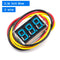 0.36 Inch 0.36" Digital Voltmeter Red Green Blue DC 0V-100V Three Lines 3 digit Voltage Panel Meter Display led Color