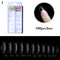 100Pcs Fake Nail Nails Extension Transparent Acrylic Nail Seamless Full/Half Cover Beauty Nail Decor French Nail Manicure Tools