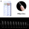 100Pcs Fake Nail Nails Extension Transparent Acrylic Nail Seamless Full/Half Cover Beauty Nail Decor French Nail Manicure Tools