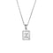 2021 Trend 18K Golden Chain Necklaces Male Square Natural Shell Initial Letters Pendant Stainless Steel Jewelry for Women Gifts