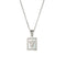 2021 Trend 18K Golden Chain Necklaces Male Square Natural Shell Initial Letters Pendant Stainless Steel Jewelry for Women Gifts