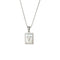 2021 Trend 18K Golden Chain Necklaces Male Square Natural Shell Initial Letters Pendant Stainless Steel Jewelry for Women Gifts