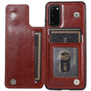 Leather Cover For Samsung Galaxy S21 S20 FE Ultra S10E S9 S8 S7Edge Note 8 9 10 20 Plus Lite A81 A91 Flip Card Wallet Phone Case