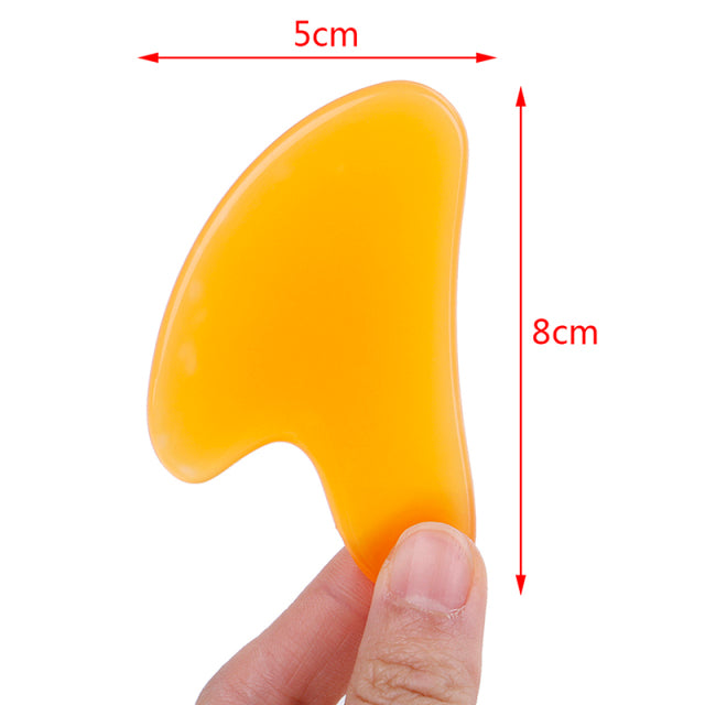 1pcs SPA Massage Beeswax Guasha Scraping Massage Scraper Face Massager Acupuncture Gua Sha Board Wrinkle Remover Skin Care Tool