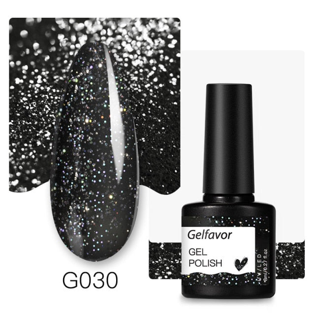 Gelfavor Nail Gel polish 8ml Varnish Hybrid Manicure Set For Nail Art Semi Platinum Painting UV LED Lamp Nails Gel polish