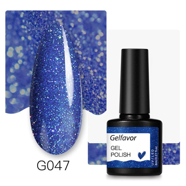 Gelfavor Nail Gel polish 8ml Varnish Hybrid Manicure Set For Nail Art Semi Platinum Painting UV LED Lamp Nails Gel polish