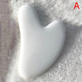 1pc Heart Shape SPA Massage Beeswax Gua sha Scraping Massage Scraper Face Massager Acupuncture Guasha Board Massager for face