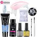 Mobray UV Poly Nail Gel Extension Nail Kit All For Manicure Set Acrylic Solution UV/LED Building Gel Polish For Nail Art Design