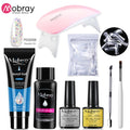 Mobray UV Poly Nail Gel Extension Nail Kit All For Manicure Set Acrylic Solution UV/LED Building Gel Polish For Nail Art Design