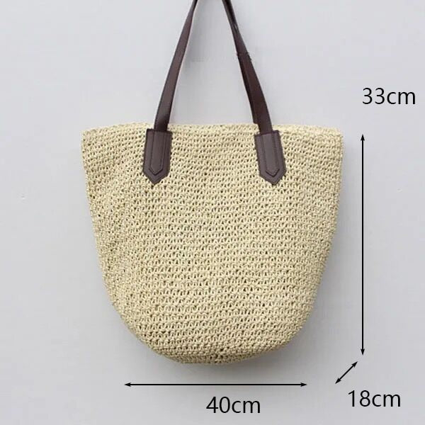 Gusure Woven Rattan Bag Round Straw Shoulder Bag Small Beach HandBags Women Summer Hollow Handmade Messenger Crossbody Bags