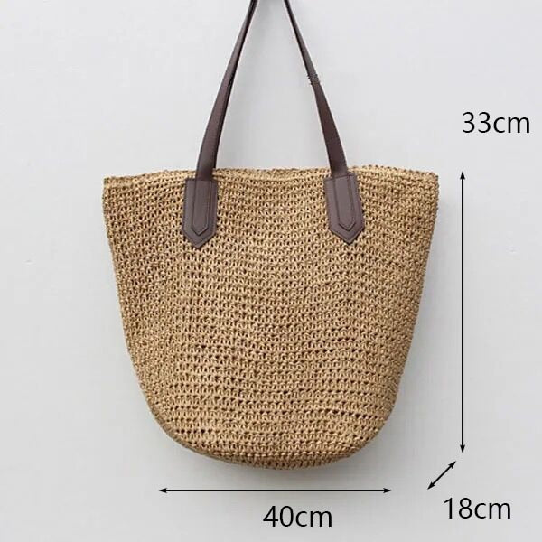 Gusure Woven Rattan Bag Round Straw Shoulder Bag Small Beach HandBags Women Summer Hollow Handmade Messenger Crossbody Bags
