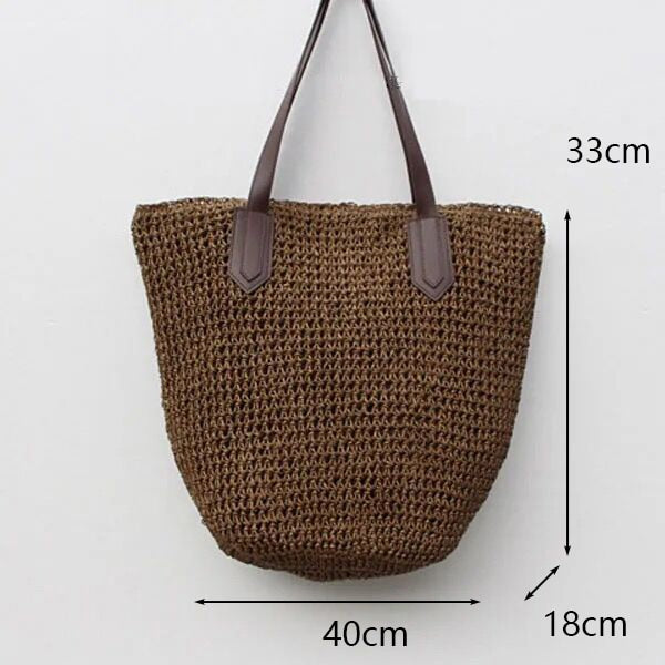 Gusure Woven Rattan Bag Round Straw Shoulder Bag Small Beach HandBags Women Summer Hollow Handmade Messenger Crossbody Bags