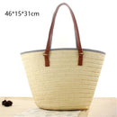 Gusure Woven Rattan Bag Round Straw Shoulder Bag Small Beach HandBags Women Summer Hollow Handmade Messenger Crossbody Bags