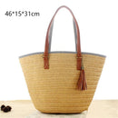Gusure Woven Rattan Bag Round Straw Shoulder Bag Small Beach HandBags Women Summer Hollow Handmade Messenger Crossbody Bags