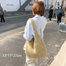 Gusure Woven Rattan Bag Round Straw Shoulder Bag Small Beach HandBags Women Summer Hollow Handmade Messenger Crossbody Bags