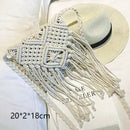 Gusure Woven Rattan Bag Round Straw Shoulder Bag Small Beach HandBags Women Summer Hollow Handmade Messenger Crossbody Bags