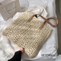 Gusure Woven Rattan Bag Round Straw Shoulder Bag Small Beach HandBags Women Summer Hollow Handmade Messenger Crossbody Bags